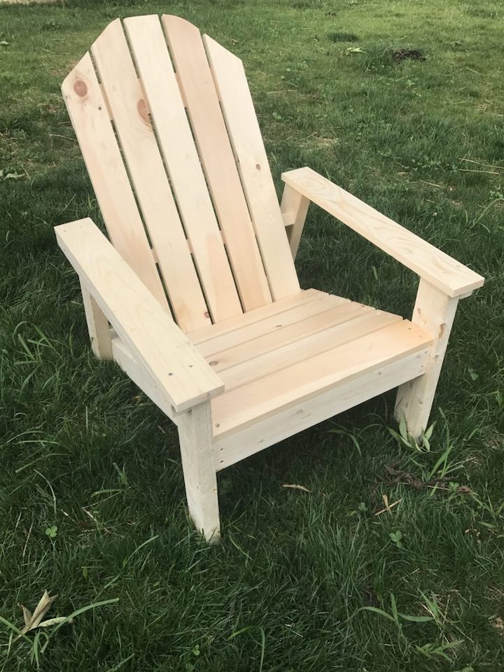 homemade Adirondack chairs that isn't stained