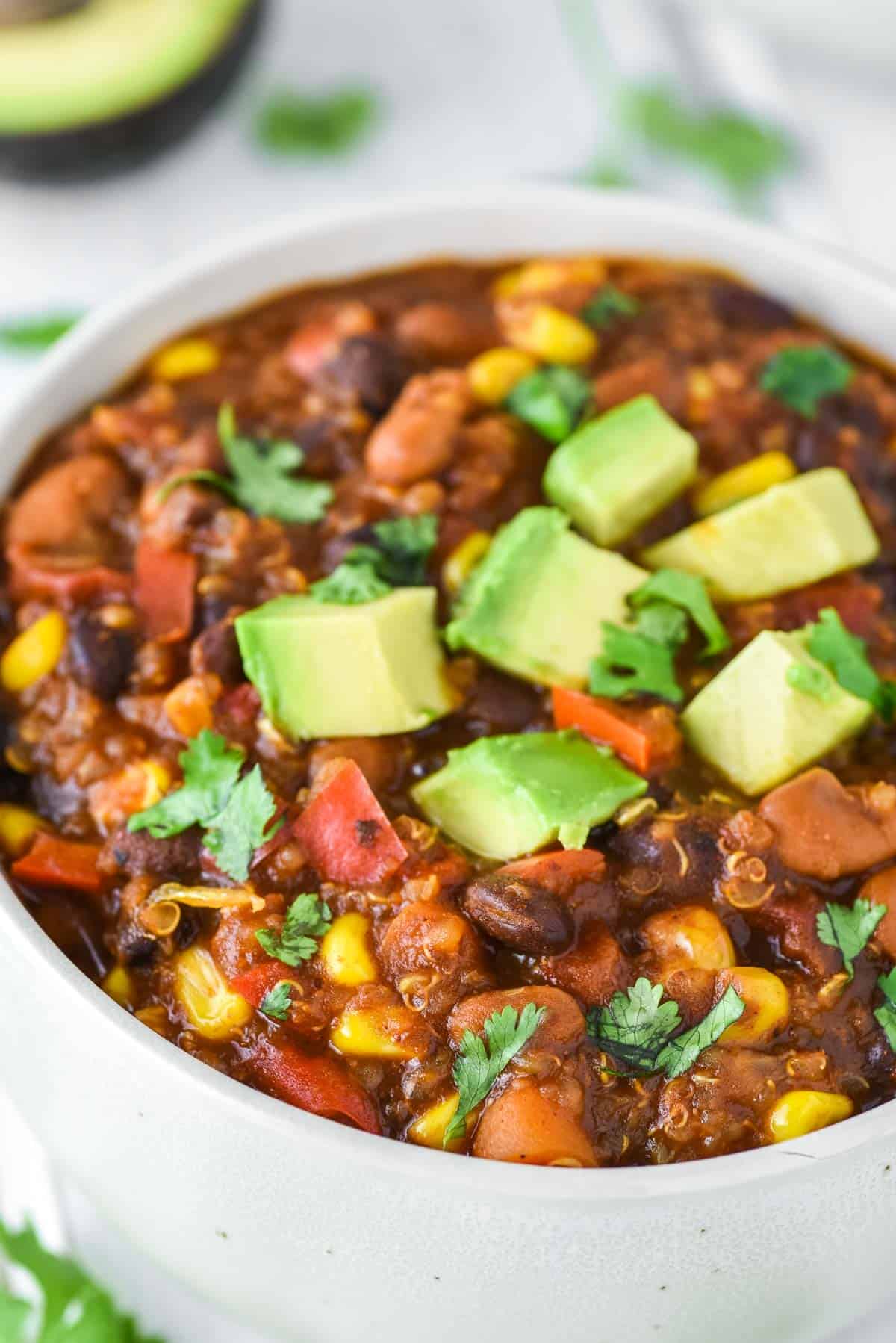 Instant Pot Veggie Chili Recipe - A Easy and Hearty Meal | Chisel & Fork