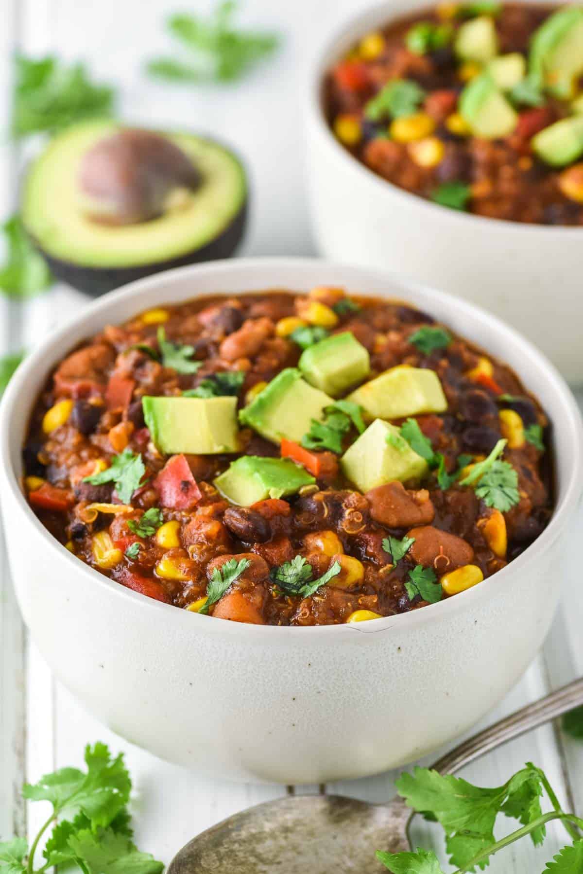 Instant Pot Veggie Chili Recipe - A Easy and Hearty Meal | Chisel & Fork