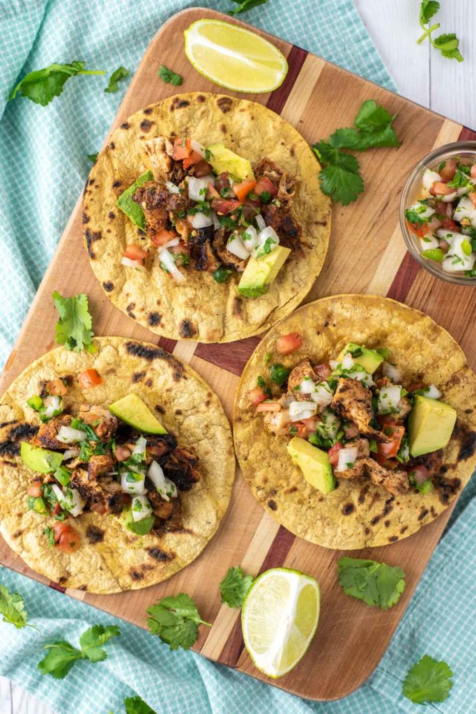 Grilled Chicken Street Tacos Recipe - Chisel & Fork