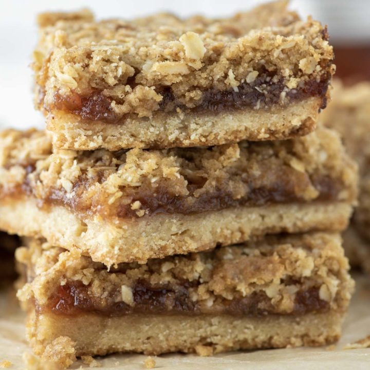 Jam Bars with Crumble Topping Recipe - Chisel & Fork