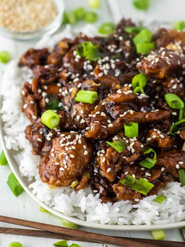 Mongolian Pork Recipe - Uses Pork Instead of Beef - Chisel & Fork