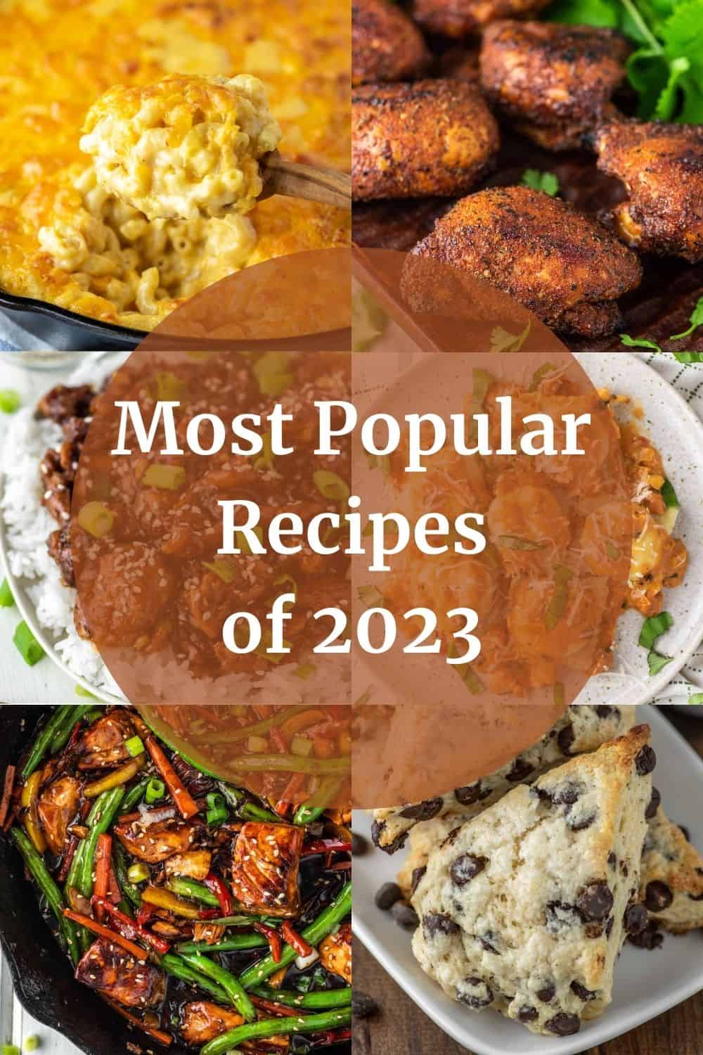 images of most popular 2023 recipes
